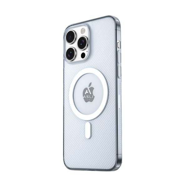 Asli Global iPhone 15 Pro Max Ultra Thin MagSafe Cover |Sky Blue Asli Global iPhone 15 Pro Max Ultra Thin MagSafe Cover |Sky Blue